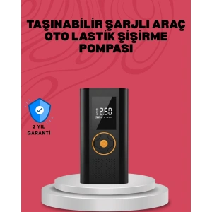 Çok Amaçlı Dijital Lastik Pompası Araç Bisiklet Top Uyumlu