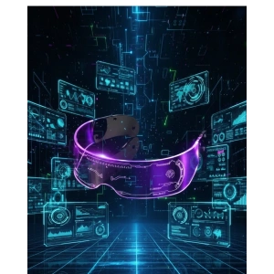 Cyberpunk LED Gözlük Çok Modlu Işıklı Parti ve Festival Aksesuarı