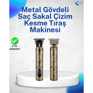Dayanıklı Çelik Kafa ve Güçlü Motorlu Saç Sakal Makinesi