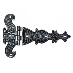 Dekoratif, Sac Tek Kuyruklu Menteşe - 69x102 mm, Büyük, Eskitme, 100 Adet