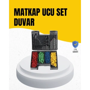 Delme Uç Seti 24 Parça Kutulu Matkap Ucu Ahşap Metal Beton İçin