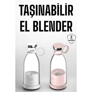 El Blender Taşınabilir Meyve Blender Şarj Edilebilir Taşınabilir Blender Elektrikli