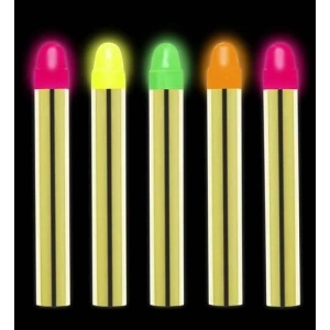 Fosforlu Glow Parti Boyası 6’lı – Karanlıkta Parlayan Yüz Boyası