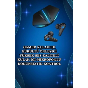Gamer Kulaklık ve Çok Kordonlu Akıllı Saat Gürültü Önleyici GPS Desteği