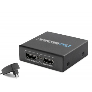 Hdmi Splitter 1080P 3D 1 In 2 Out - Siyah HDX1284