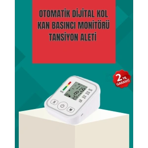 Kol Tipi LCD Ekranlı Elektronik Tansiyon Monitörü