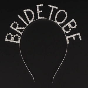 Kristal Taşlı Gümüş Renk Bride To Be Gelin Tacı (5047)