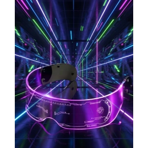 LED Işıklı Gece Gözlüğü Rave Festival ve Yılbaşı Partisi İçin