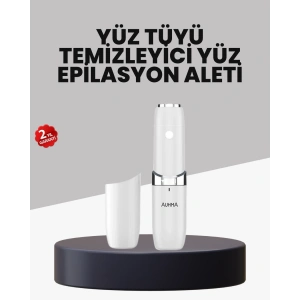 LED Işıklı Yüz Epilasyon Aleti Hassas ve Ağrısız Tüy Alma
