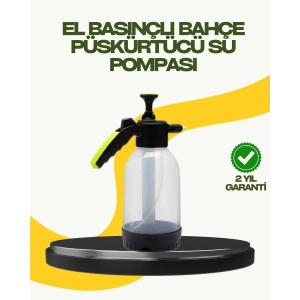 Manuel Basınçlı Köpük Püskürtücü Ayarlanabilir Nozullu 2 Litre Araba Yıkama