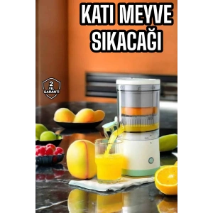 Meyve Sıkacağı USB Şarjlı Taşınabilir Çift lı Güvenlik Kilidi