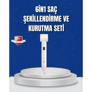 Negatif İyon Teknolojili 6-in-1 Profesyonel Saç Şekillendirici