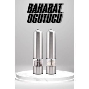 Otomatik Tuz ve Karabiber Öğütücü Baharat Öğütücü Tuz Karabiber Değirmeni