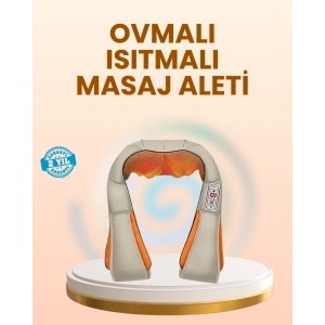 Ovmalı Isıtmalı Masaj Aleti Boyun Omuz Bel ve Ayak İçin Rahatlatıcı Etki