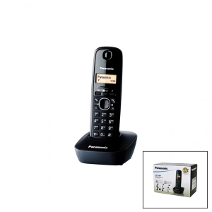 PANASONİC KX-TG1611 SİYAH - OVAL KABLOSUZ DİJİTAL TELSİZ TELEFON (5047)