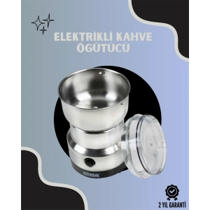 Paslanmaz Çelik Kahve Değirmeni | Düşük Gürültü, Yüksek Devir, Fındık ve Tahıl İçin Uygun