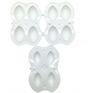 PLASTİK 4LÜ İÇLİ KÖFTE YAPMA KALIP APARATI (5047)