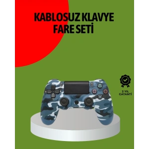 PS4 Kablosuz Oyun Kolu Gecikmesiz Bağlantılı Ergonomik Tasarımlı