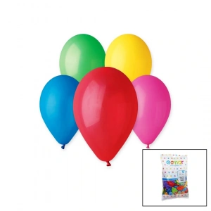 RENKLİ KLASİK BALON 10 İNÇ - 26CM - 100PCS (5047)