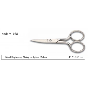 Rose Europe Kalın Nakış Makası Süper Kalite No:4 10,16 CM