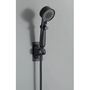 ROYAL SİYAH PERVANELİ KADEMELİ STOPLU  DUŞ BAŞLIK (5047)