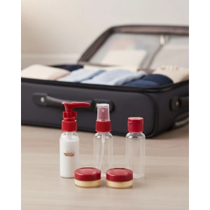 Seyahat İçin 5’li Şeffaf Kozmetik Organizer Seti