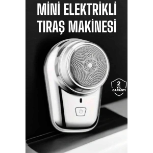 Seyahat Tipi Tıraş Makinesi Taşınabilir Kablosuz Mini Paslanmaz Çelik