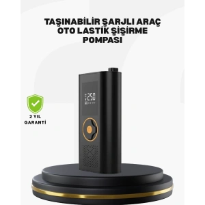 Taşınabilir Dijital Lastik Şişirme Cihazı Güvenli ve Pratik Kullanım