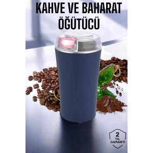 Taşınabilir Kahve & Baharat Öğütücü, Kolay Temizlenebilir ve Uzun Ömürlü Paslanmaz Çelik