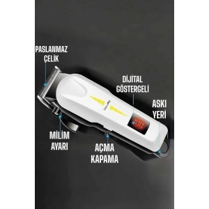 Tıraş Makinesi Uzun Ömürlü Batarya, Keskin lar ve Profesyonel