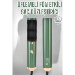 Üflemeli Fön Tarak Düzleştirici Seramik Kaplama Elektriklenme Karşıtı