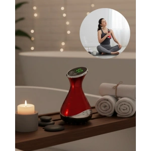 Vakumlu Isıtmalı Elektrikli Kupa Masaj Cihazı Derin Doku Rahatlatıcı