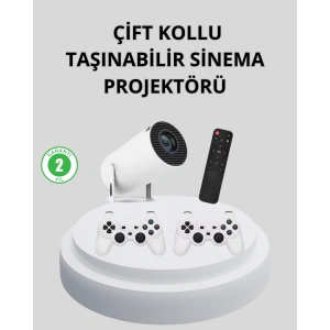 Wi-Fi 6 ve Bluetooth 5.0 Destekli 4K Akıllı Projeksiyon Cihazı