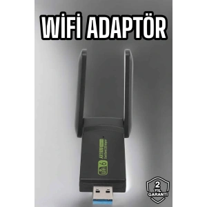 Wifi Adaptör Çift Bantlı Kablosuz Wifi Adaptörü