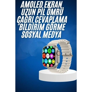 Yeni Nesil Bluetooth Bağlantılı Akıllı Saat Sosyal Medya Girişli Uyku Takibi