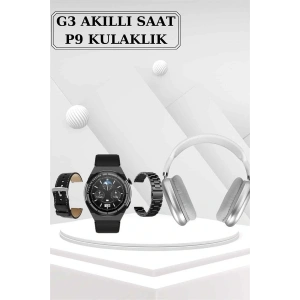 Yeni Nesil Sesli Görüşme Akıllı Saat ve Powerbank Çoklu Şarj Girişli Bluetooth Kulaklık Nabız Ölçer