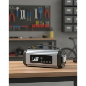 Yolda Kalmaya Son Dijital Ekranlı Akü Takviye ve Hava Kompresörü Çok Fonksiyonlu Acil Güç Ünitesi