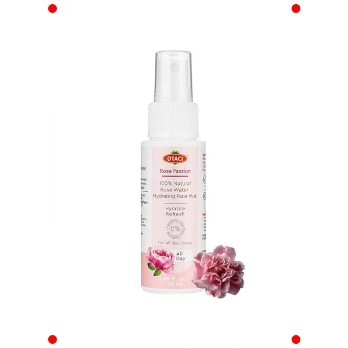 %100 Doğal Gül Suyu Yüz Spreyi