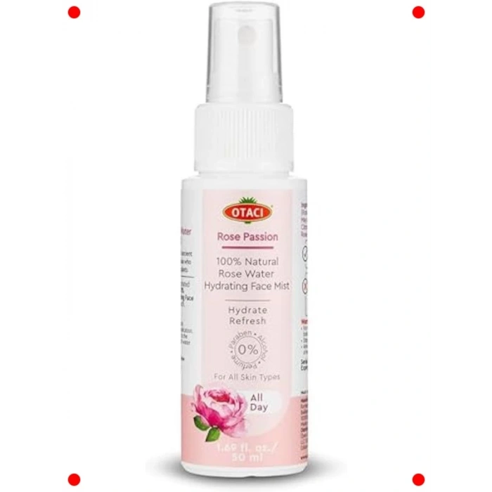 %100 Doğal Gül Suyu Yüz Spreyi