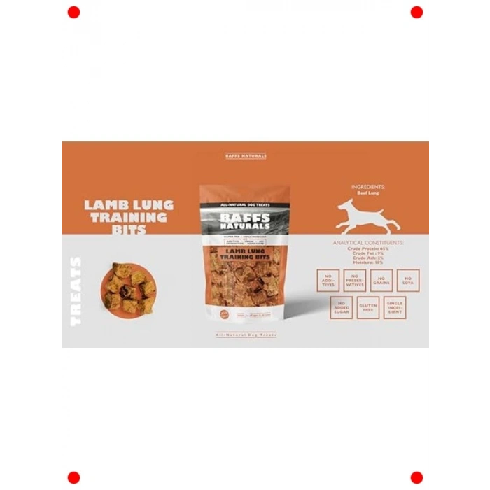 %100 Doğal Kuzu Ciğer Köpek Eğitim Ödülü 100 Gr