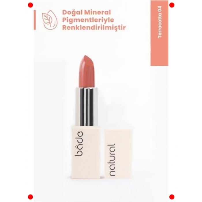 %100 Doğal Nemlendirici Ruj Terracotta 04