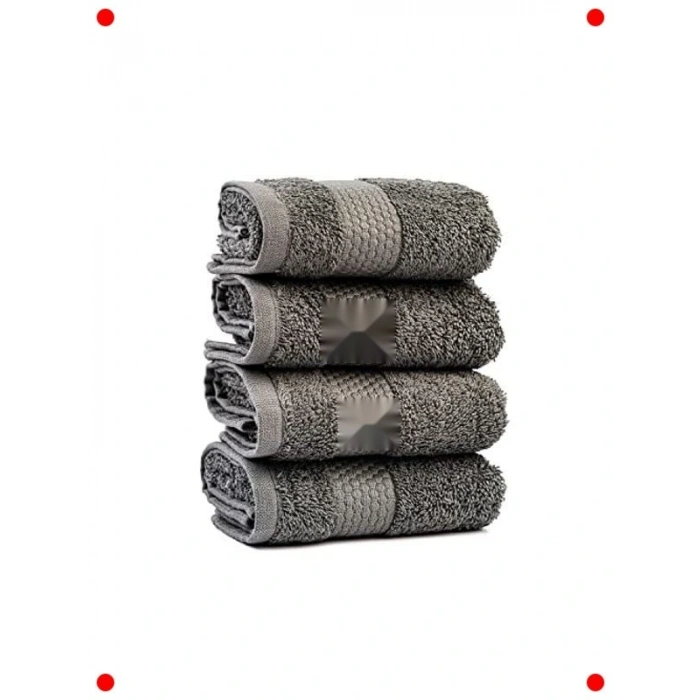 %100 Doğal Pamuk 4lü safir Hsu Seti Antrasit