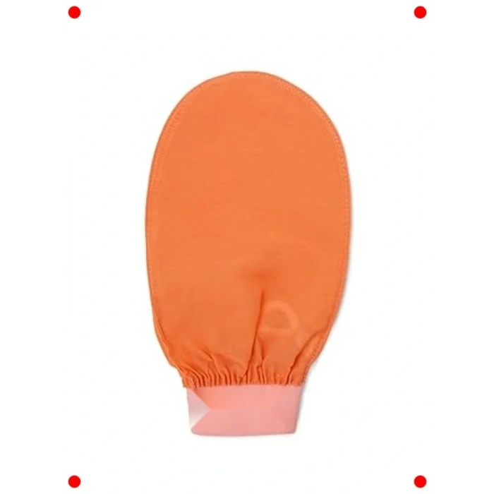 %100 Floş İpek Banyo Peeling Kesesi - Hassas Ciltler İçin