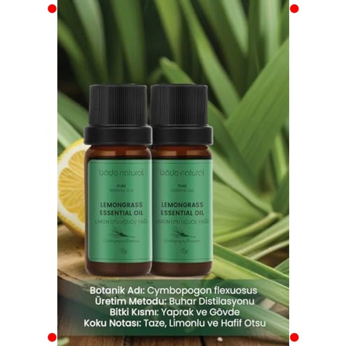 %100 Saf Limon Otu Uçucu Yağı 10 ml