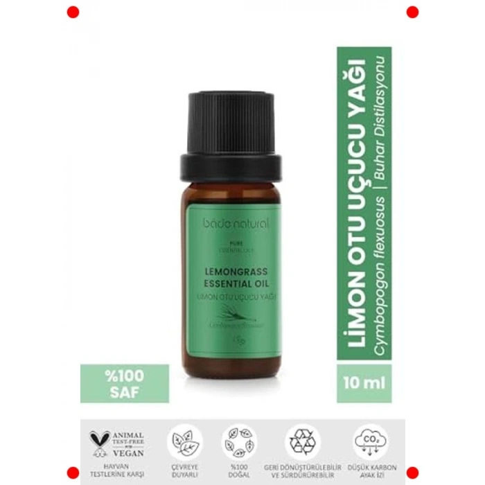 %100 Saf Limon Otu Uçucu Yağı 10 ml