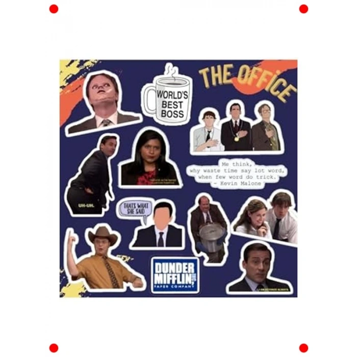 The Office Temalı Sticker Seti 2