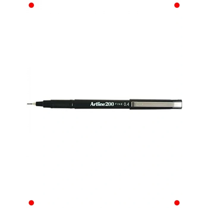 0.4 mm Siyah İnce Uçlu Kalem