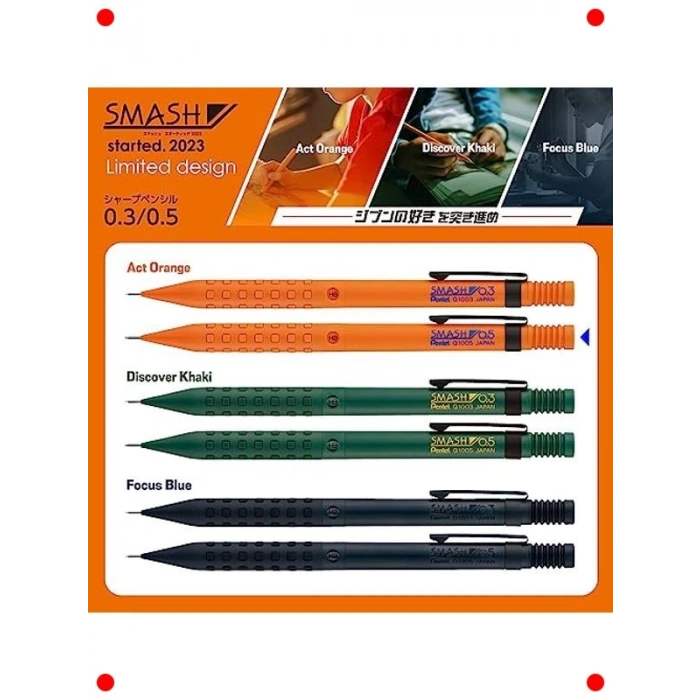 0.5 mm Mat Turuncu Versatil Kalem