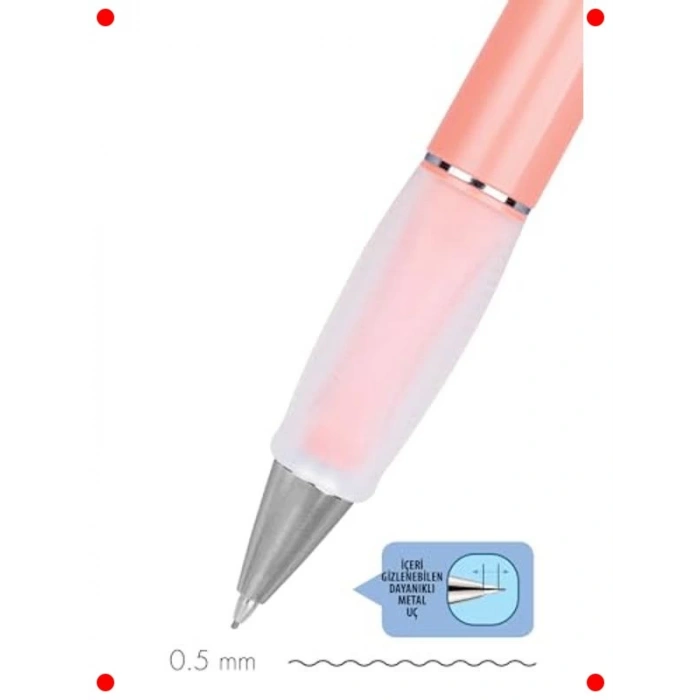 0.5 mm Mekanik Kalem - Mercan Rengi