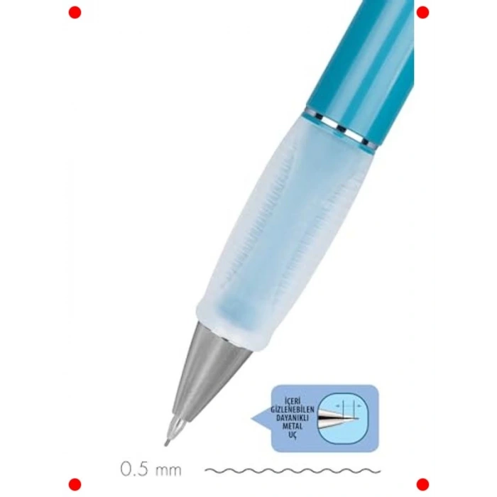 0.5 mm Mekanik Kurşun Kalem - Okyanus Mavi